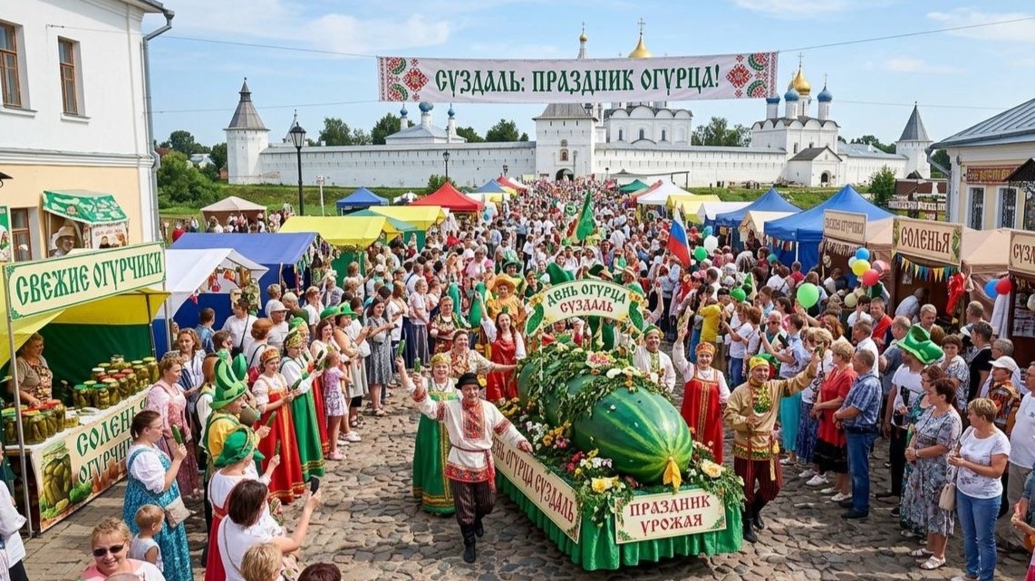XXIV Праздник Огурца в Суздале