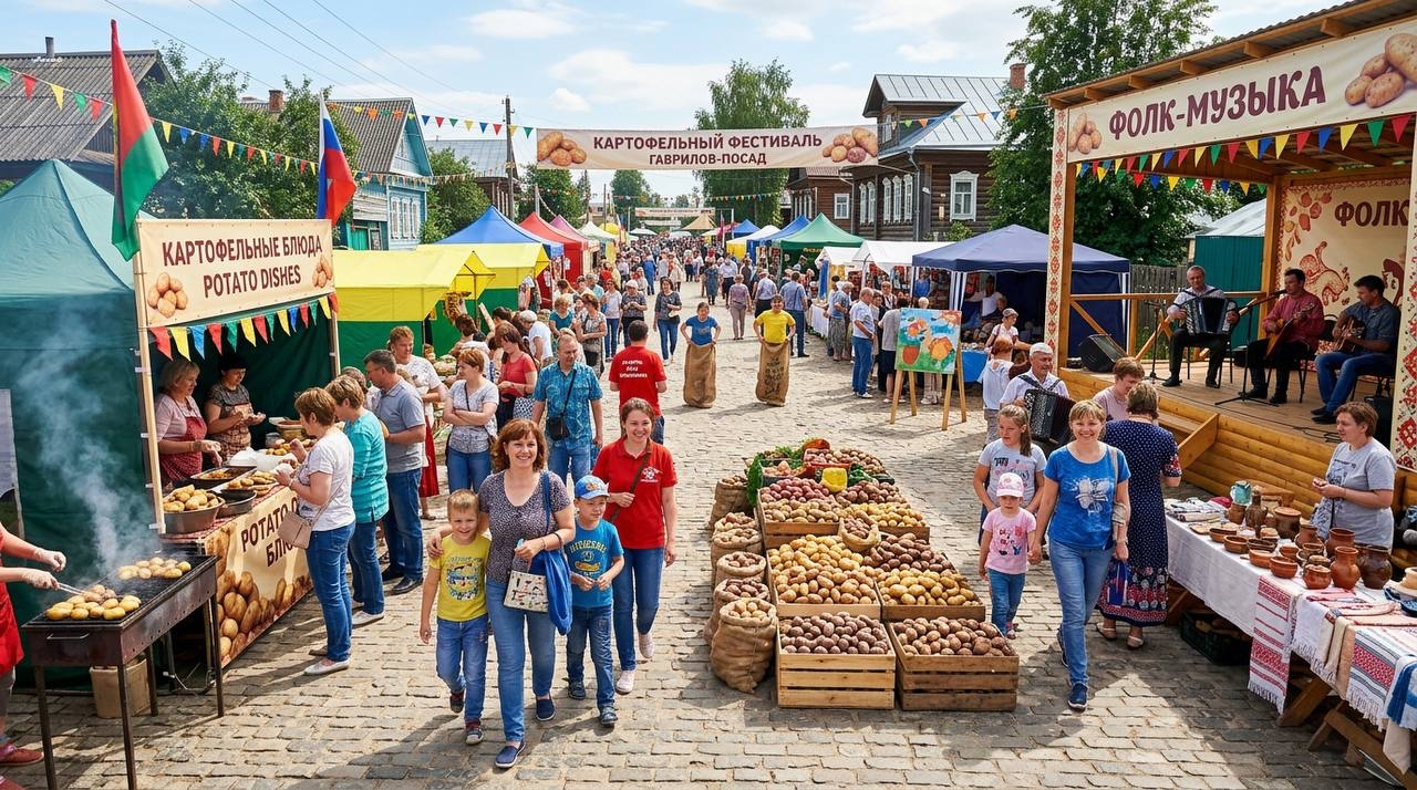 Праздник «День картошки» в Гавриловом Посаде